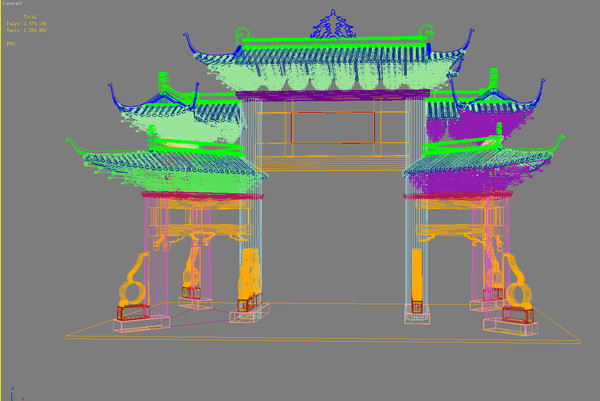 china torii 3ds - China ancient torii 3 by longwind